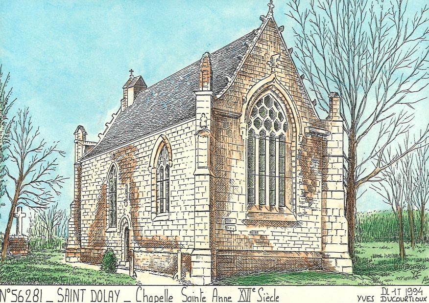 N 56281 - ST DOLAY - chapelle ste anne XVI sicle