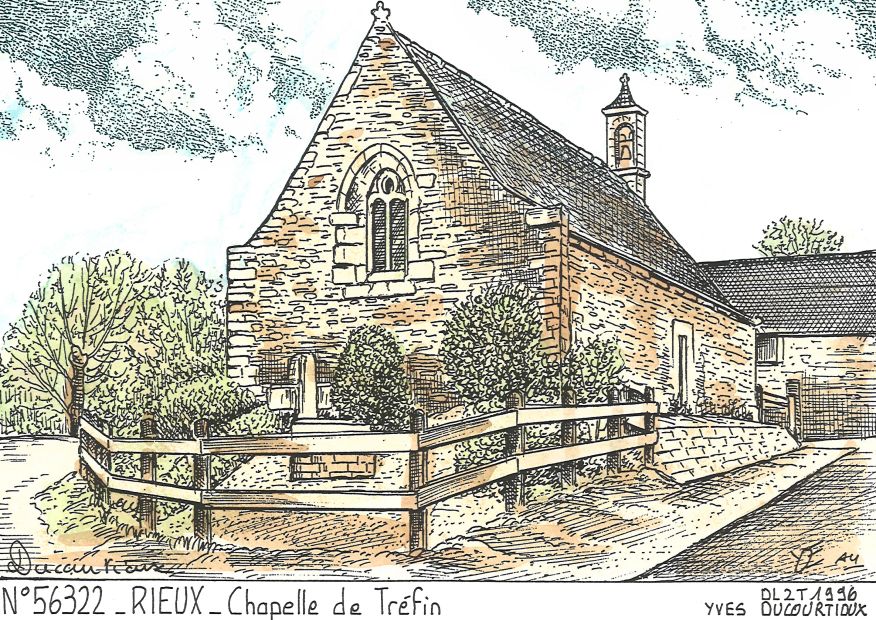 N 56322 - RIEUX - chapelle de trfin
