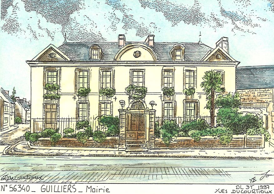 N 56340 - GUILLIERS - mairie