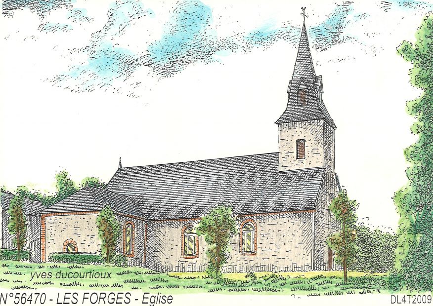 N 56470 - LES FORGES - glise