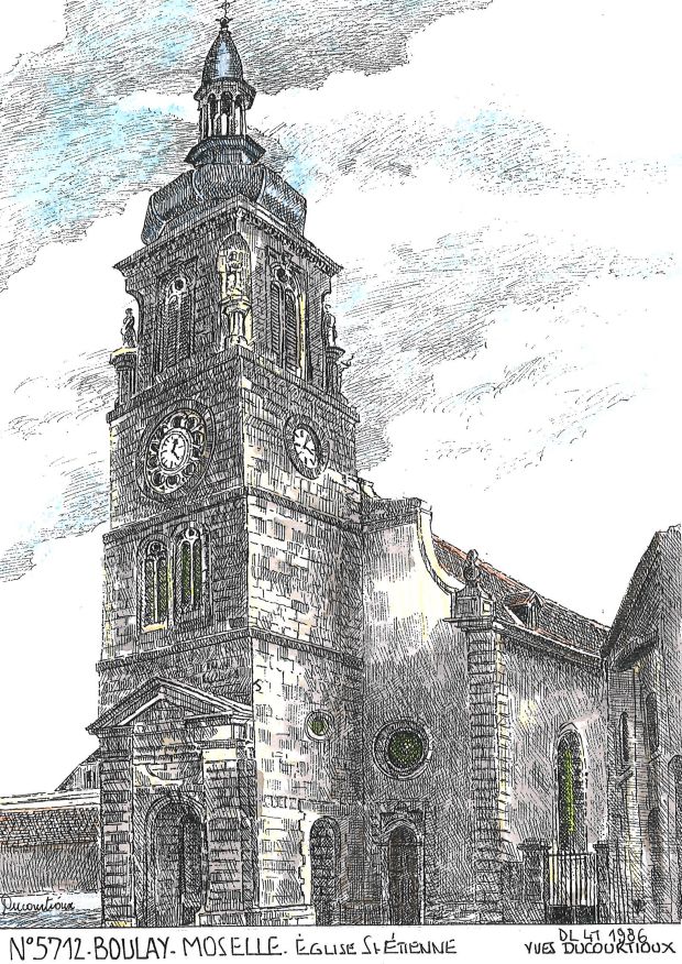 N 57012 - BOULAY MOSELLE - glise st tienne