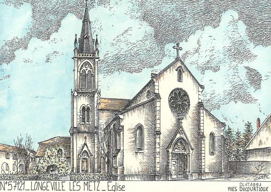 N 57121 - LONGEVILLE LES METZ - glise