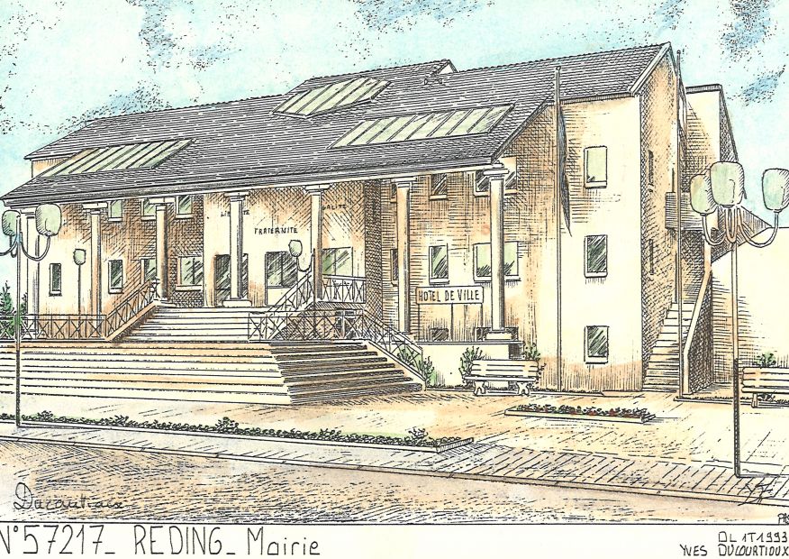 N 57217 - REDING - mairie
