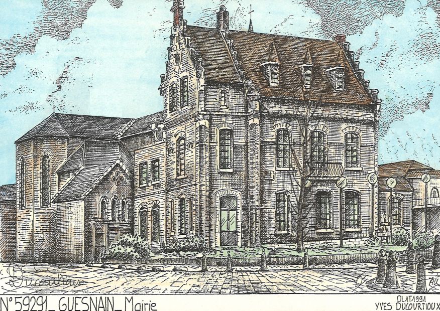 N 59291 - GUESNAIN - mairie
