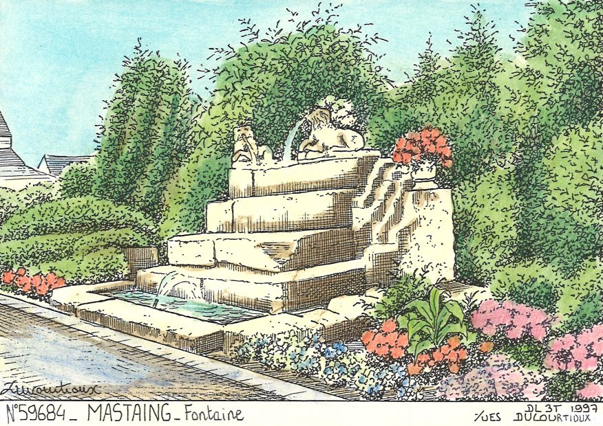 N 59684 - MASTAING - fontaine
