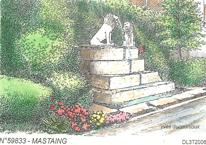 N 59833 - MASTAING - fontaine