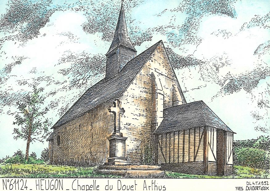 N 61124 - HEUGON - chapelle du douet arthus