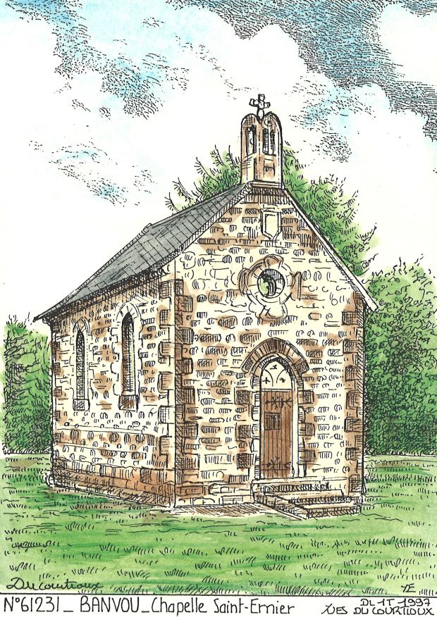 N 61231 - BANVOU - chapelle st ernier