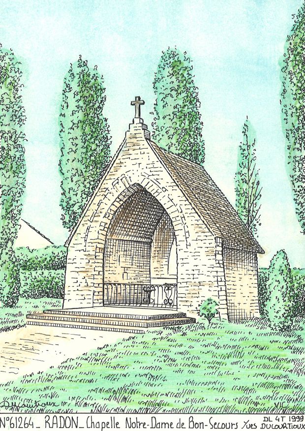 N 61264 - RADON - chapelle ND de bonsecours