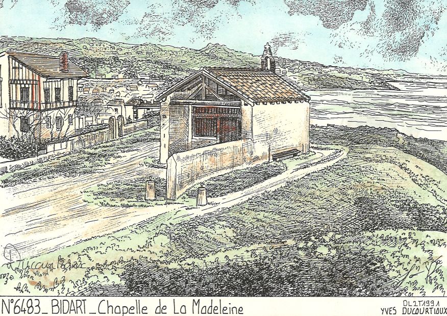 N 64083 - BIDART - chapelle de la madeleine