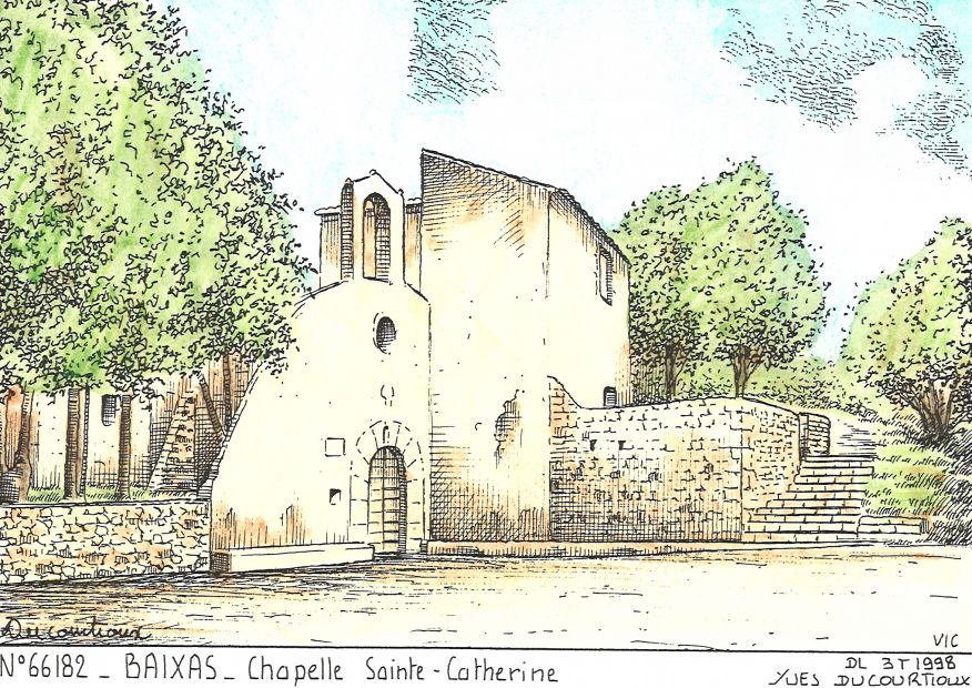 N 66182 - BAIXAS - chapelle ste catherine