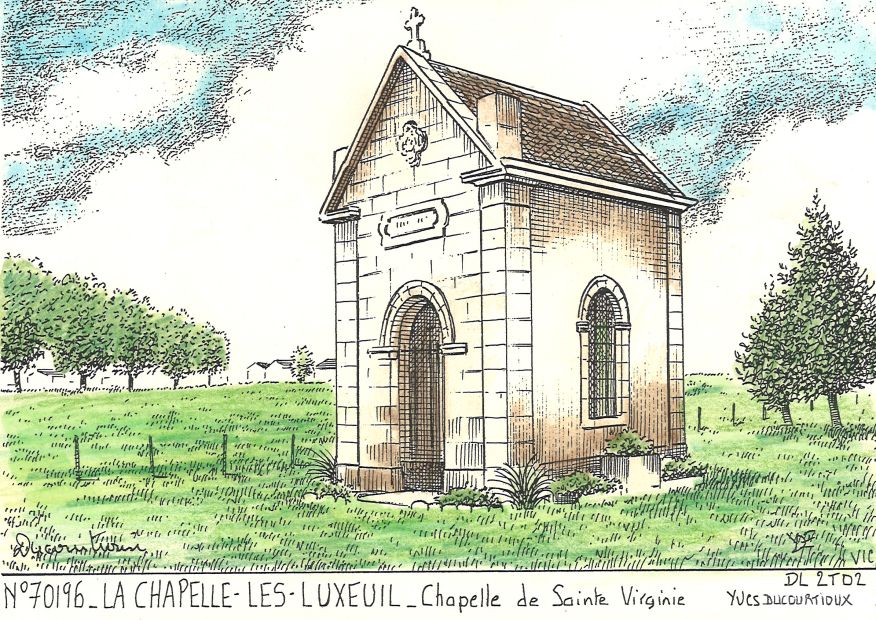N 70196 - LA CHAPELLE LES LUXEUIL - chapelle de ste virginie