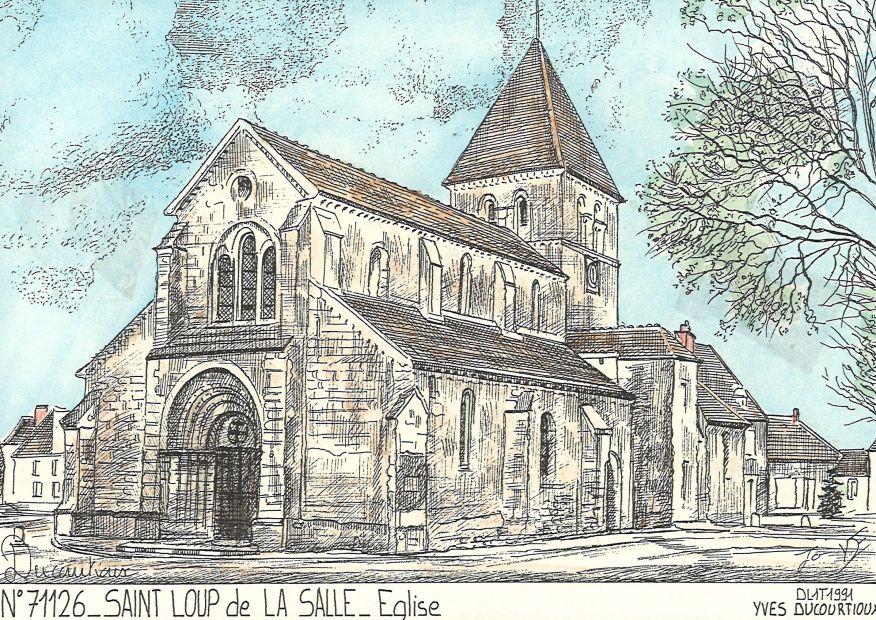 N 71126 - ST LOUP DE LA SALLE - glise