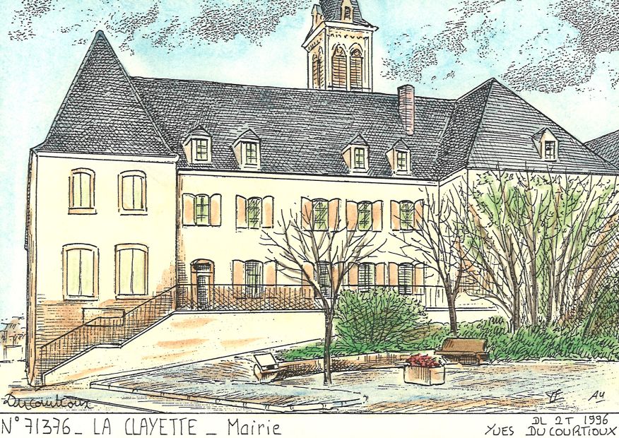 N 71376 - LA CLAYETTE - mairie