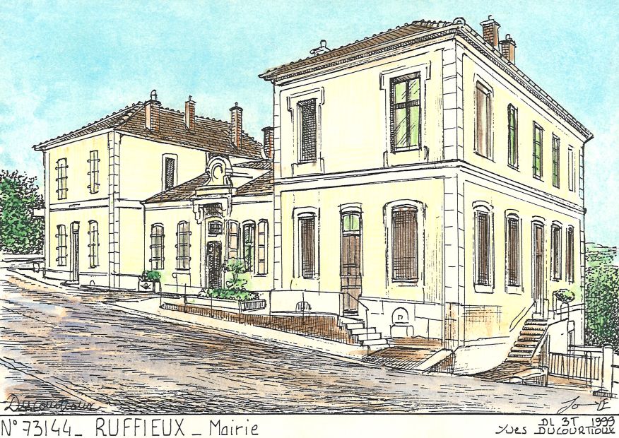 N 73144 - RUFFIEUX - mairie