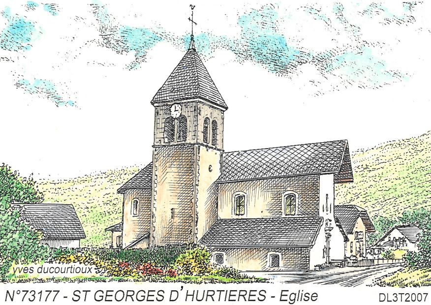 N 73177 - ST GEORGES D HURTIERES - glise