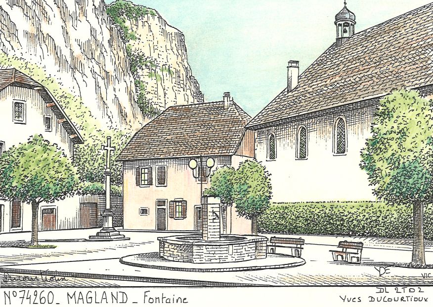 N 74260 - MAGLAND - fontaine