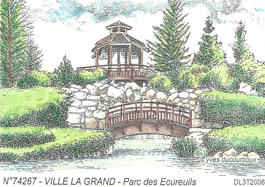 N 74267 - VILLE LA GRAND - parc des cureuils