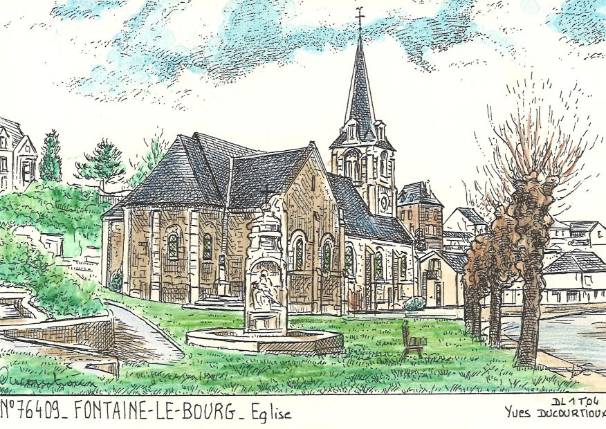 N 76409 - FONTAINE LE BOURG - glise