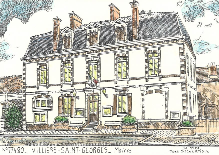 N 77480 - VILLIERS ST GEORGES - mairie