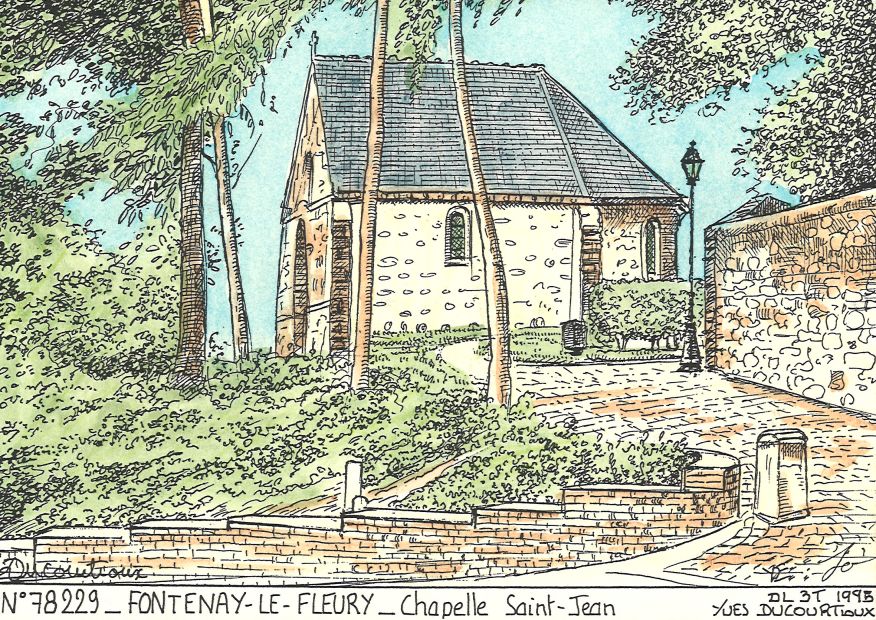 N 78229 - FONTENAY LE FLEURY - chapelle st jean