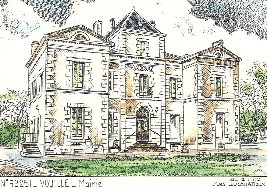 N 79251 - VOUILLE - mairie