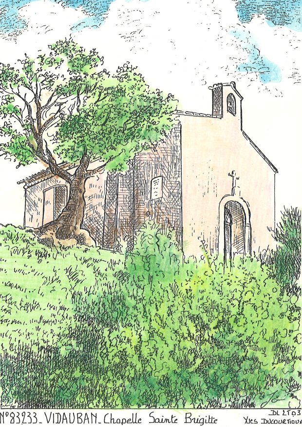 N 83233 - VIDAUBAN - chapelle ste brigitte