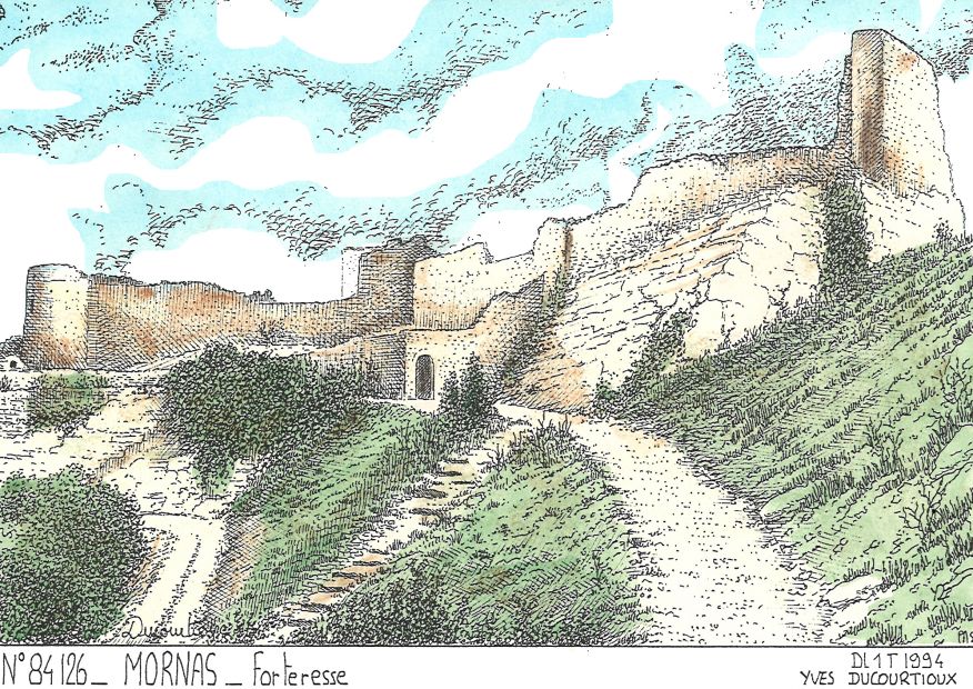 N 84126 - MORNAS - forteresse