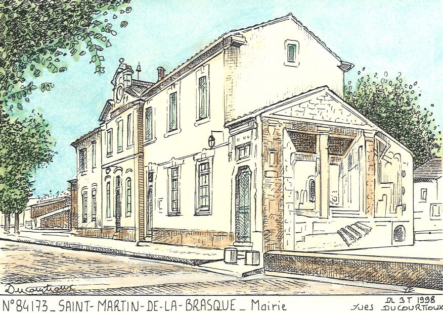 N 84173 - ST MARTIN DE LA BRASQUE - mairie