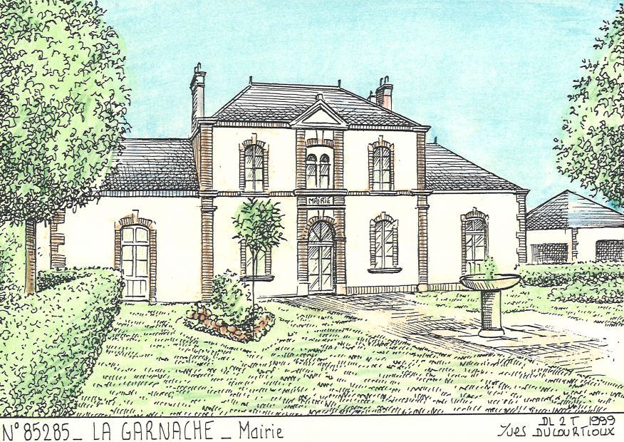 N 85285 - LA GARNACHE - mairie