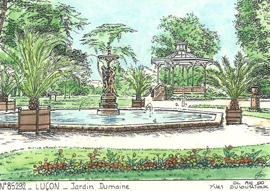 N 85292 - LUCON - jardin dumaine