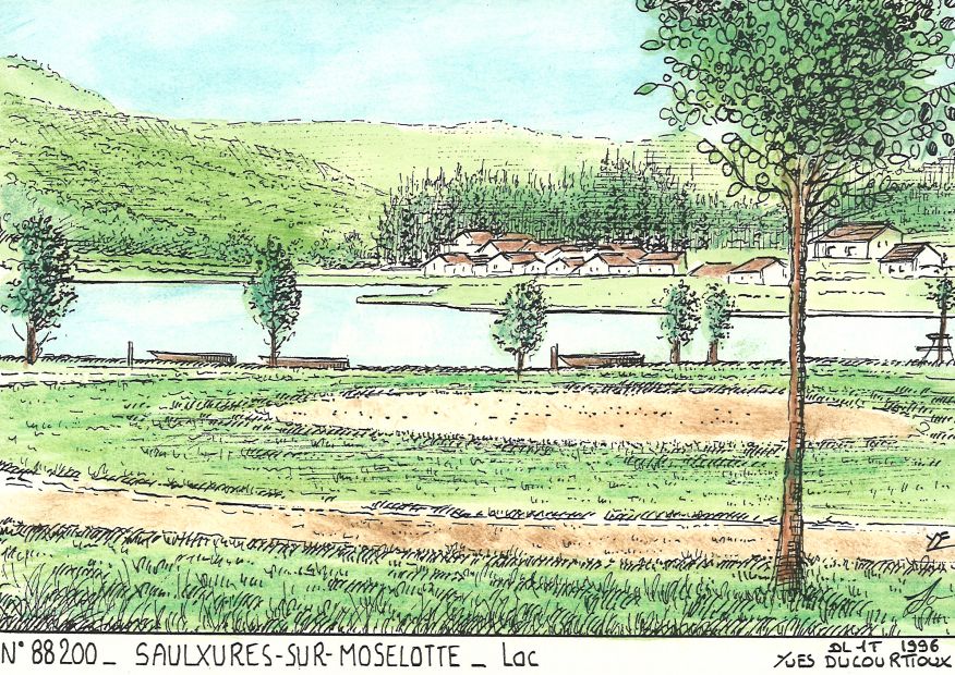 N 88200 - SAULXURES SUR MOSELOTTE - lac