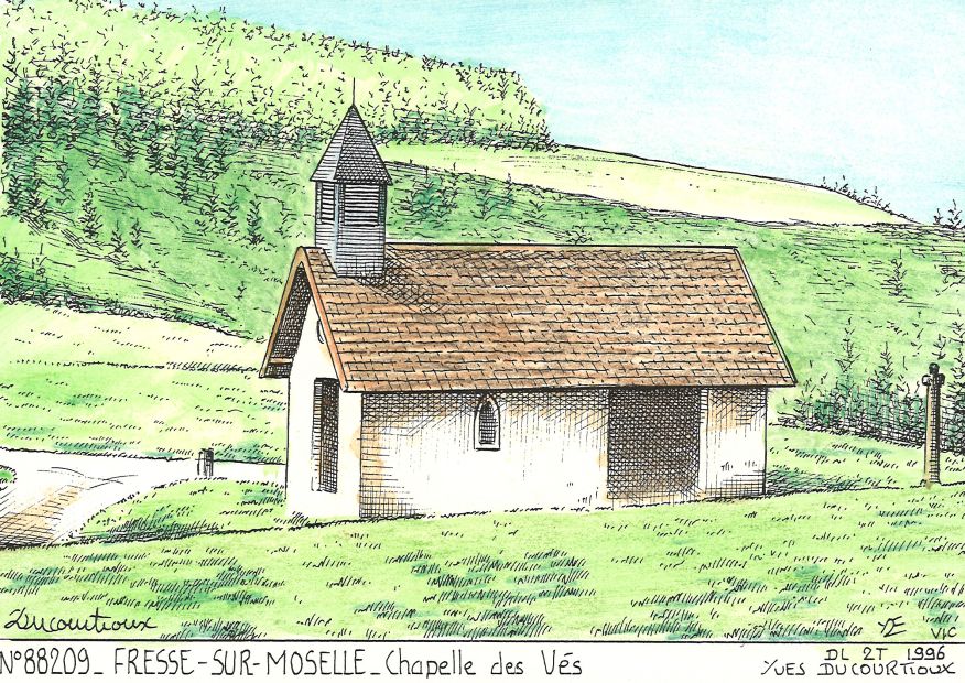 N 88209 - FRESSE SUR MOSELLE - chapelle des vs