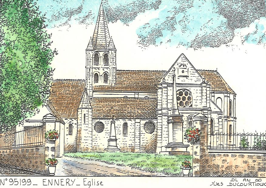 N 95199 - ENNERY - glise