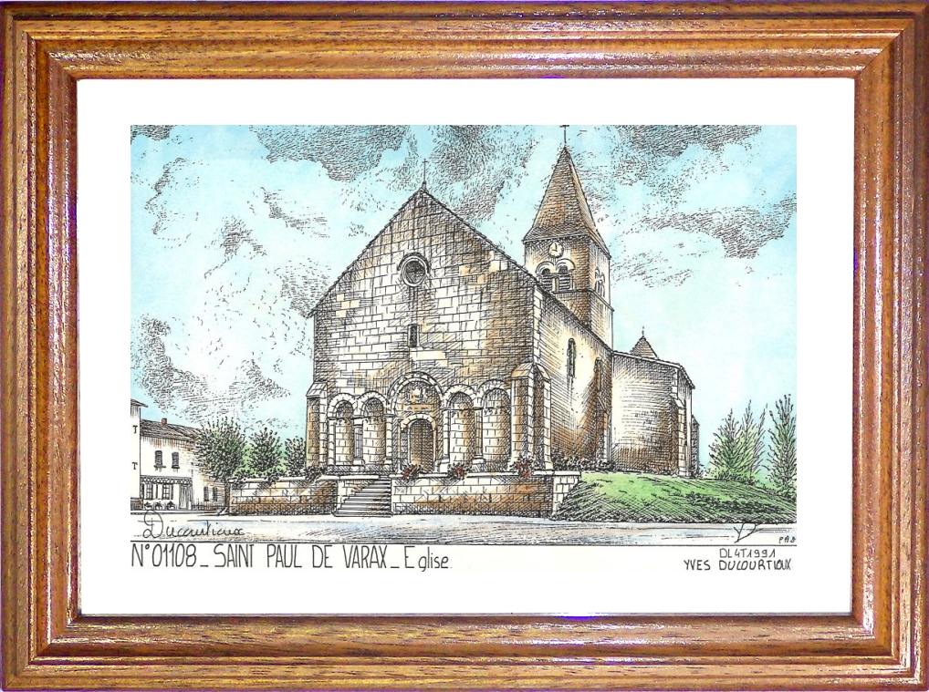 N 01108 - ST PAUL DE VARAX - église