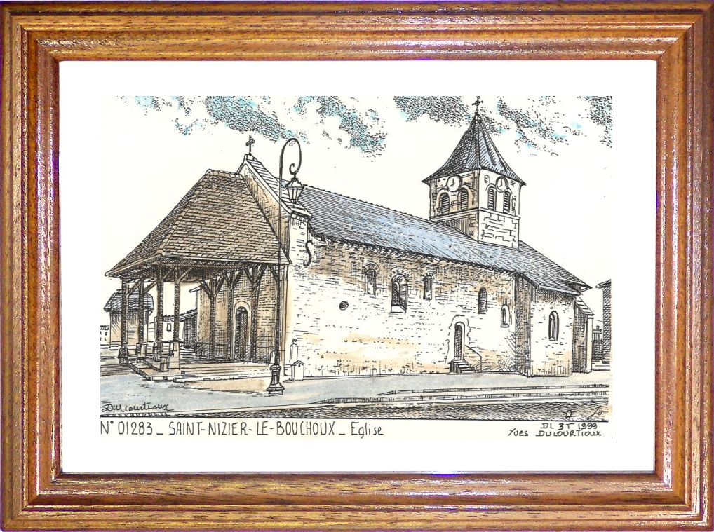 N 01283 - ST NIZIER LE BOUCHOUX - église