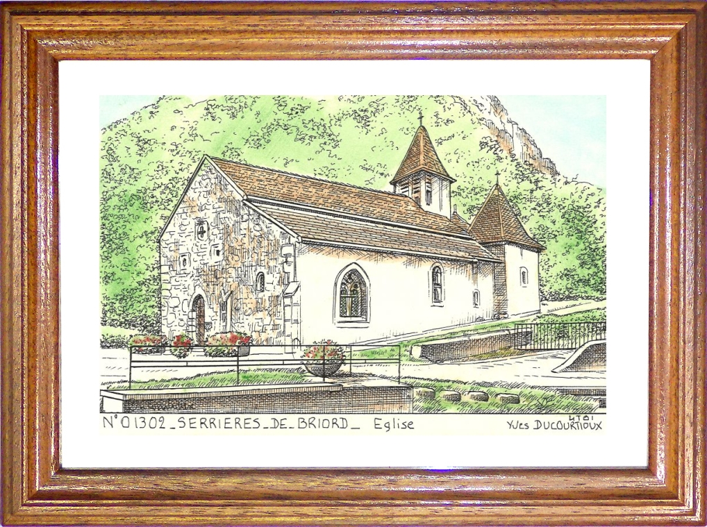 N 01302 - SERRIERES DE BRIORD - église