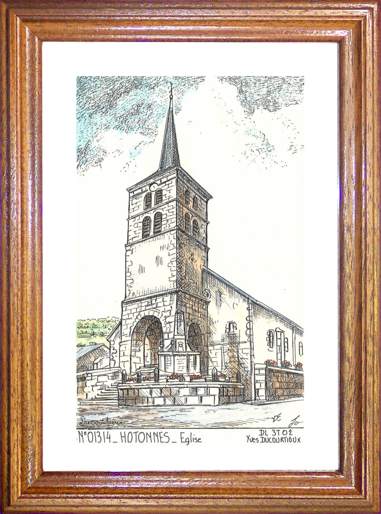 N 01314 - HOTONNES - église
