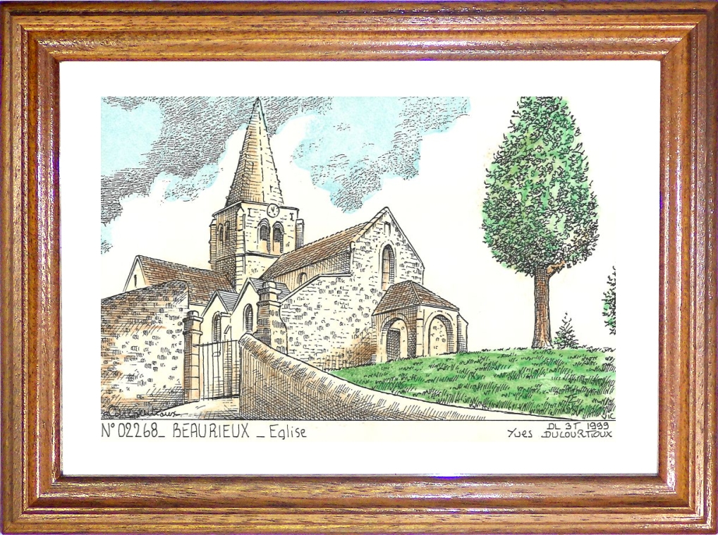 N 02268 - BEAURIEUX - église