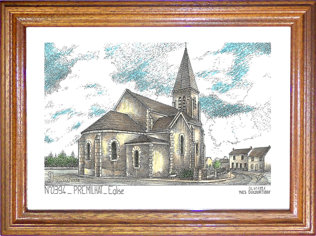 N 03094 - PREMILHAT - église