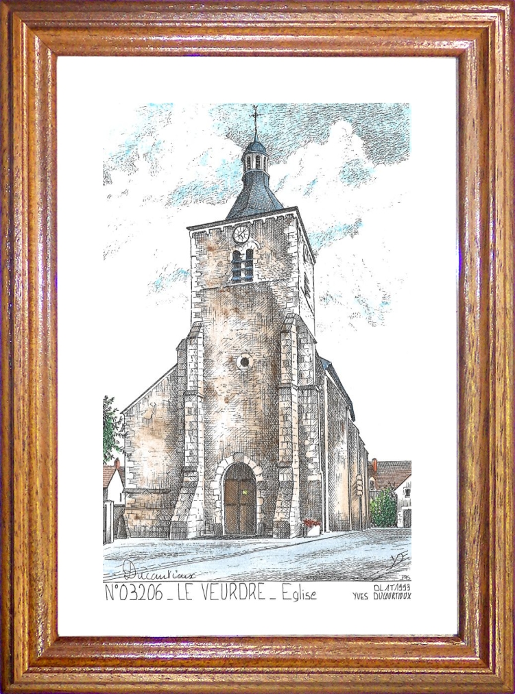 N 03206 - LE VEURDRE - église