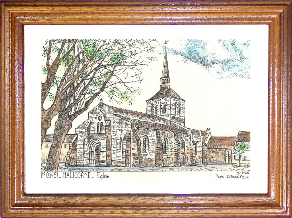 N 03451 - MALICORNE - église