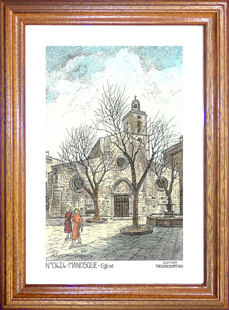 N 04024 - MANOSQUE - glise