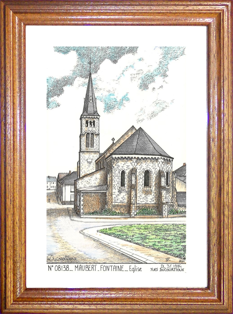 N 08138 - MAUBERT FONTAINE - église