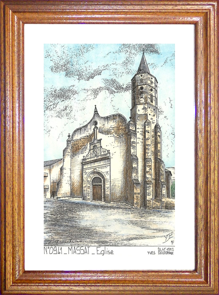 N 09041 - MASSAT - glise