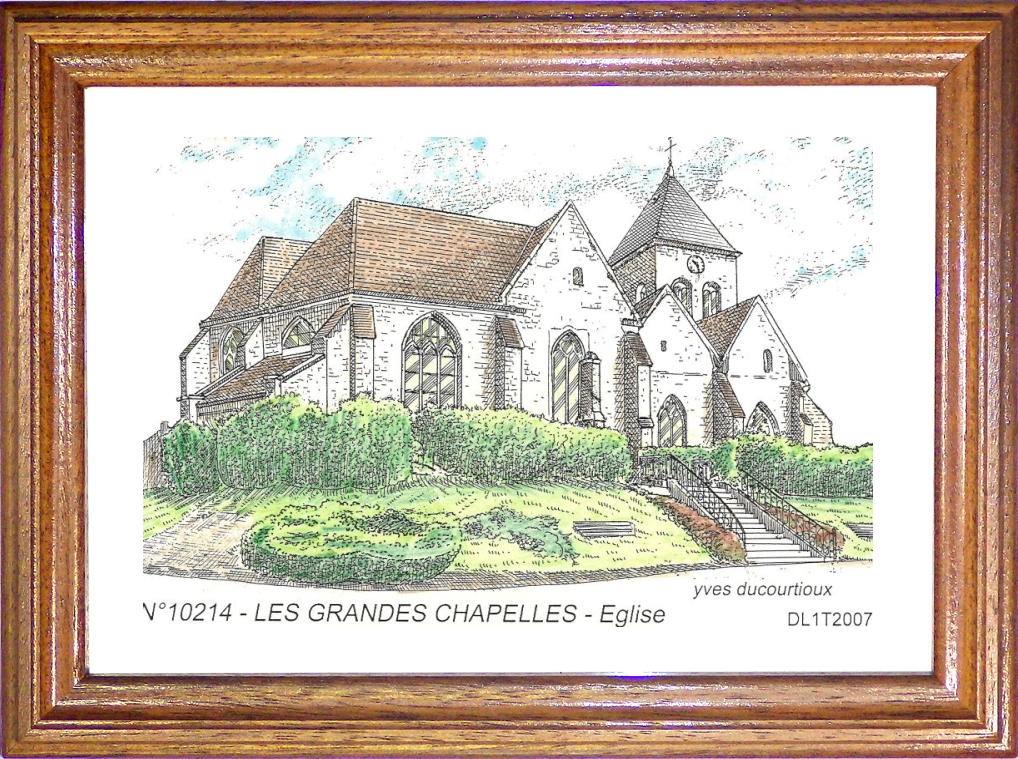 N 10214 - LES GRANDES CHAPELLES - église
