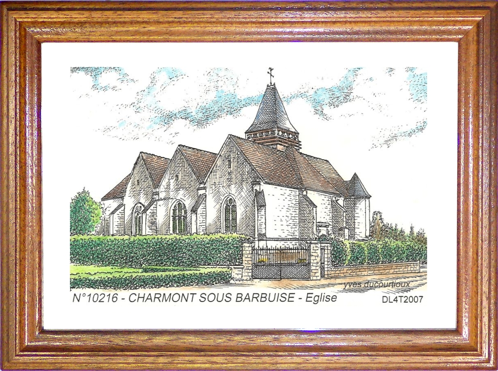 N 10216 - CHARMONT SOUS BARBUISE - église