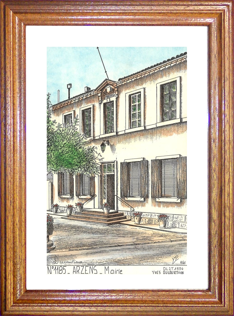 N 11085 - ARZENS - mairie