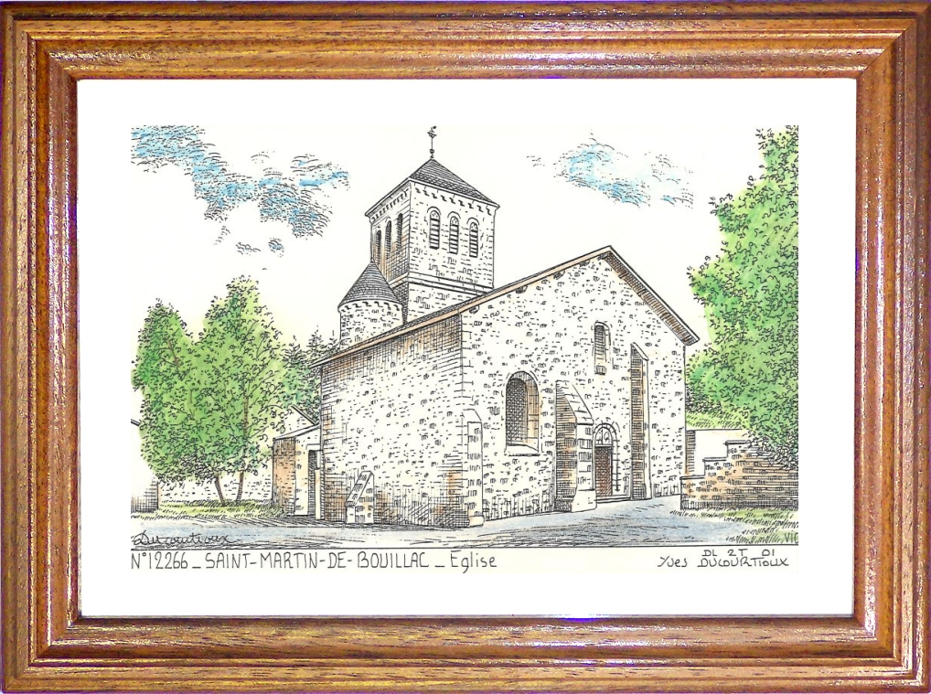 N 12266 - BOUILLAC - église de st martin