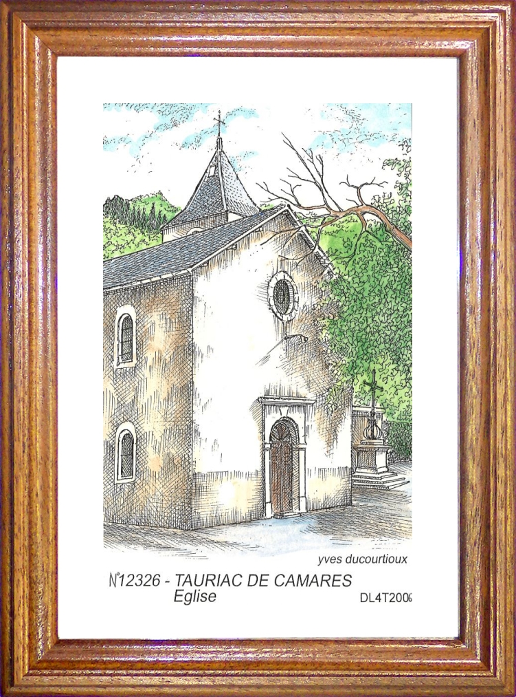 N 12326 - TAURIAC DE CAMARES - église